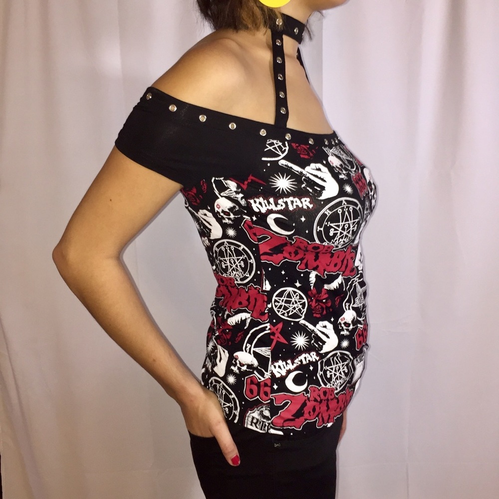 Killstar Rob Zombie American Nightmare Choker Top - Picture 5 of 8